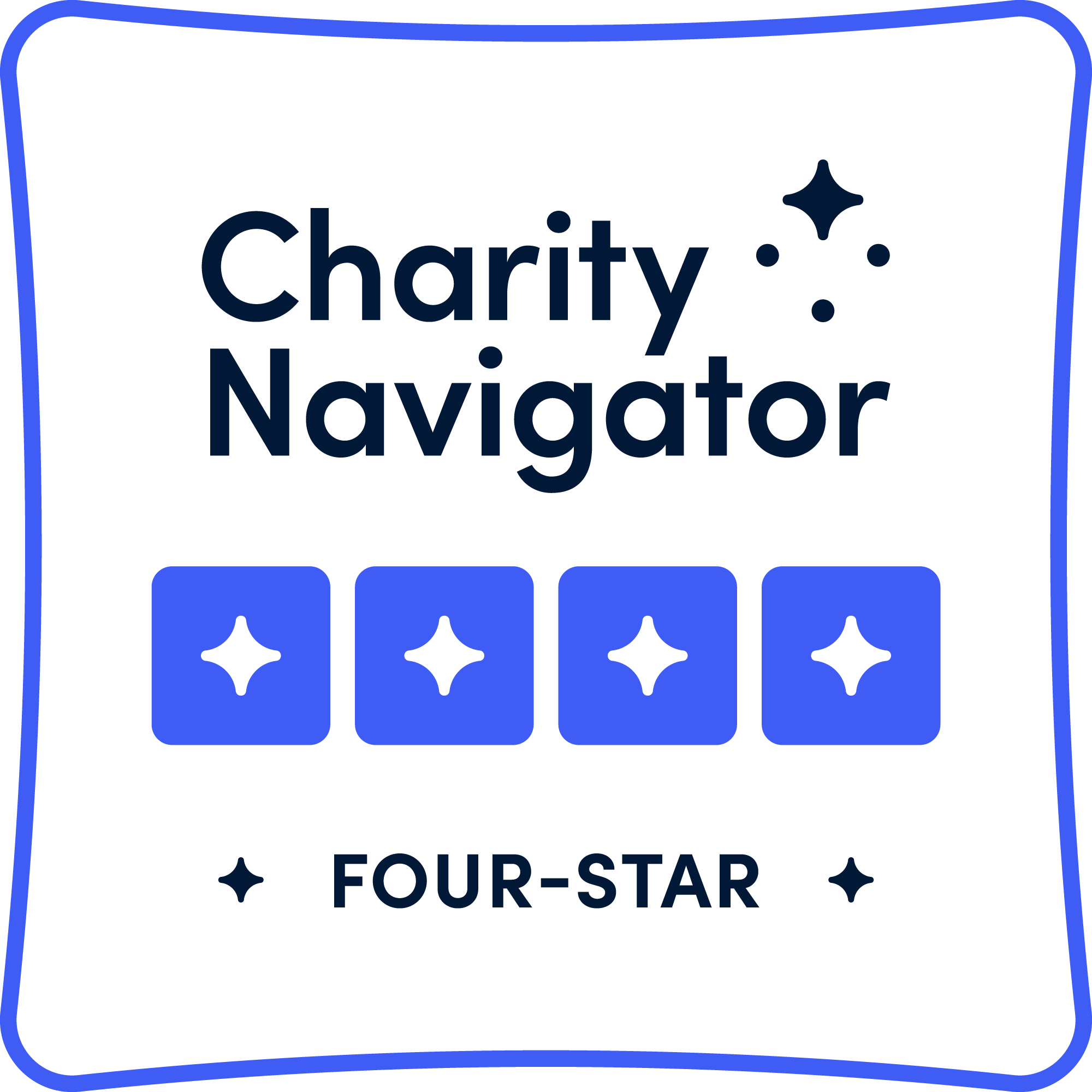 charity navigator four star badge
